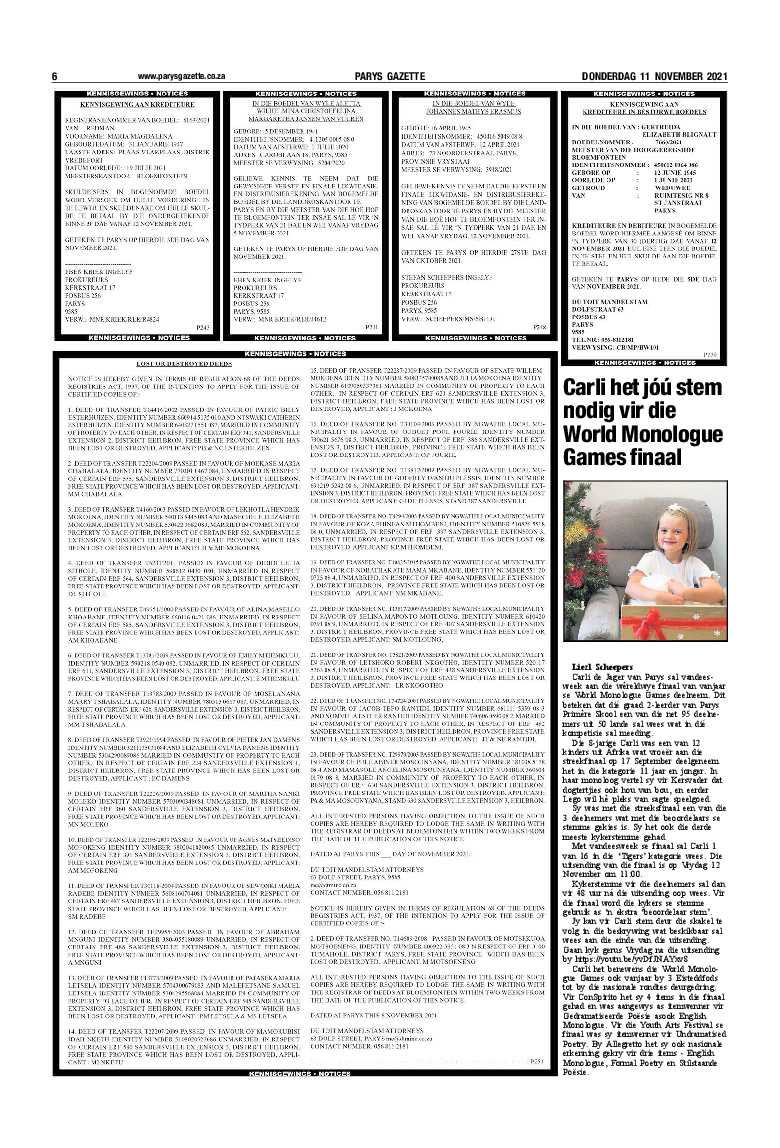 11 November 2021 page 6