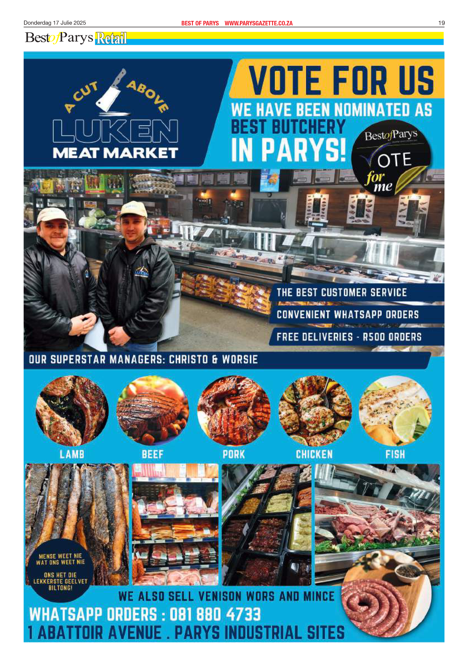 Best of Parys Nominations page 15