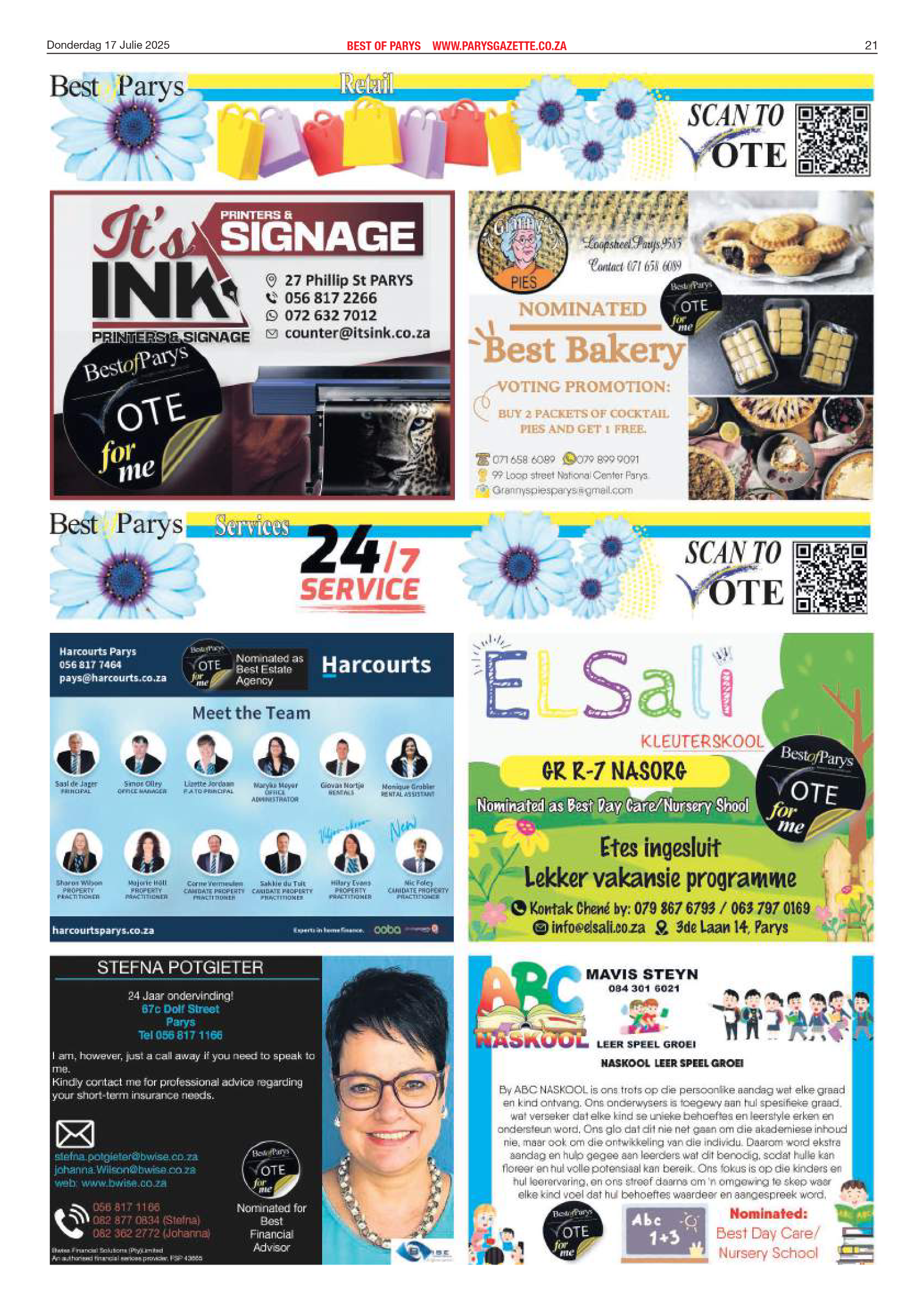 Best of Parys Nominations page 17
