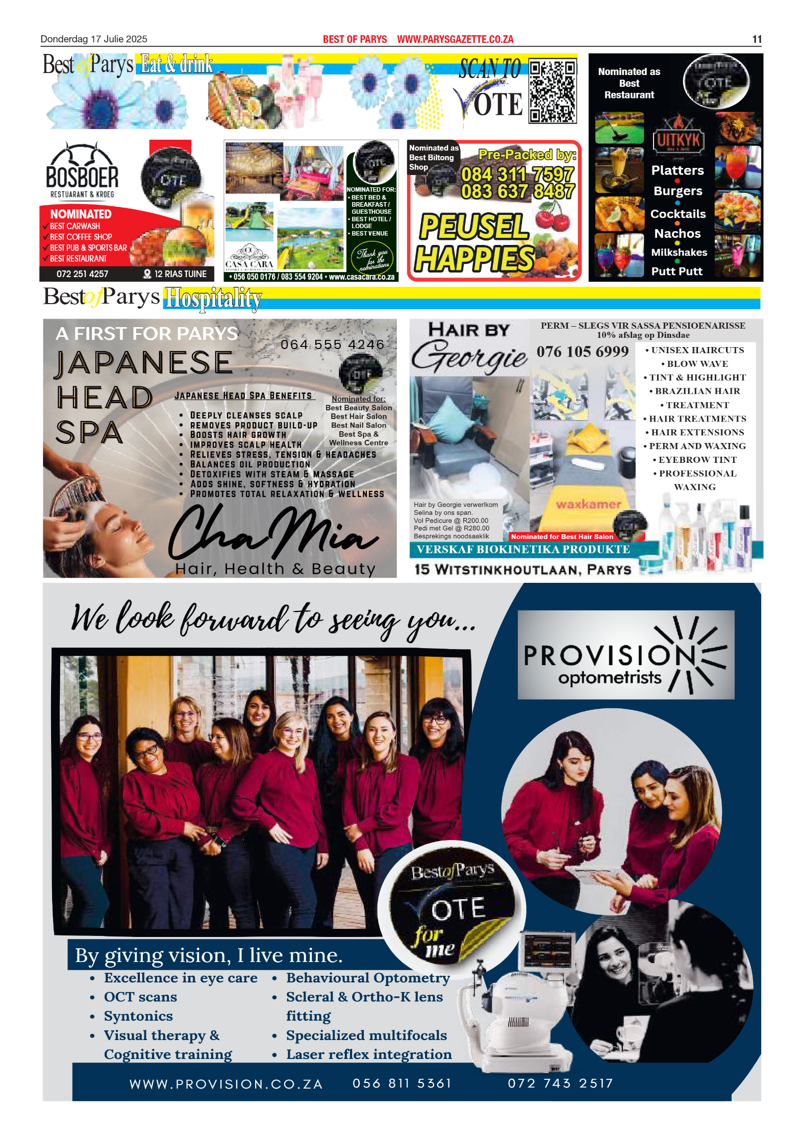 Best of Parys Nominations page 7