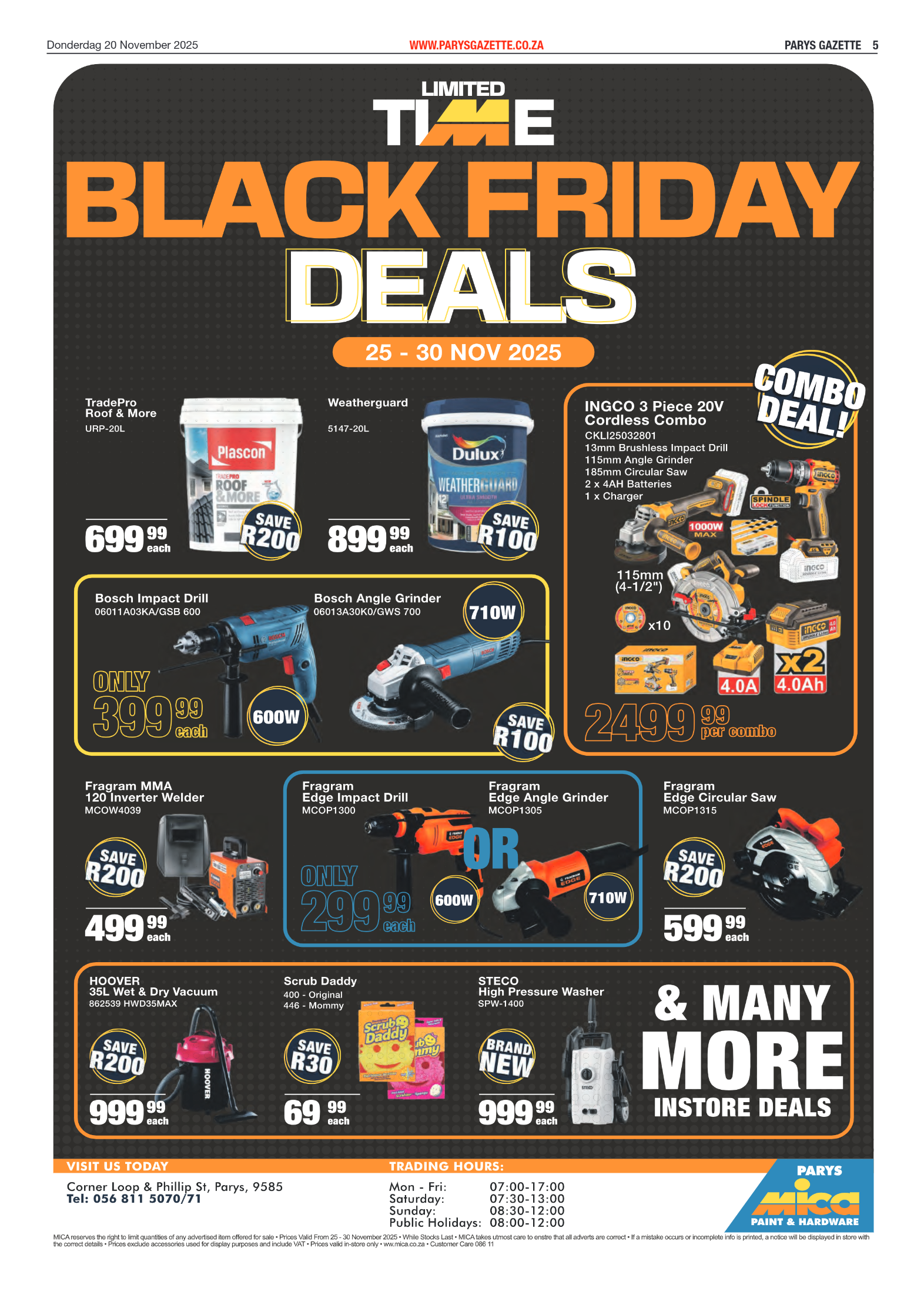 PARYS GAZETTE 20 November 2025 page 5