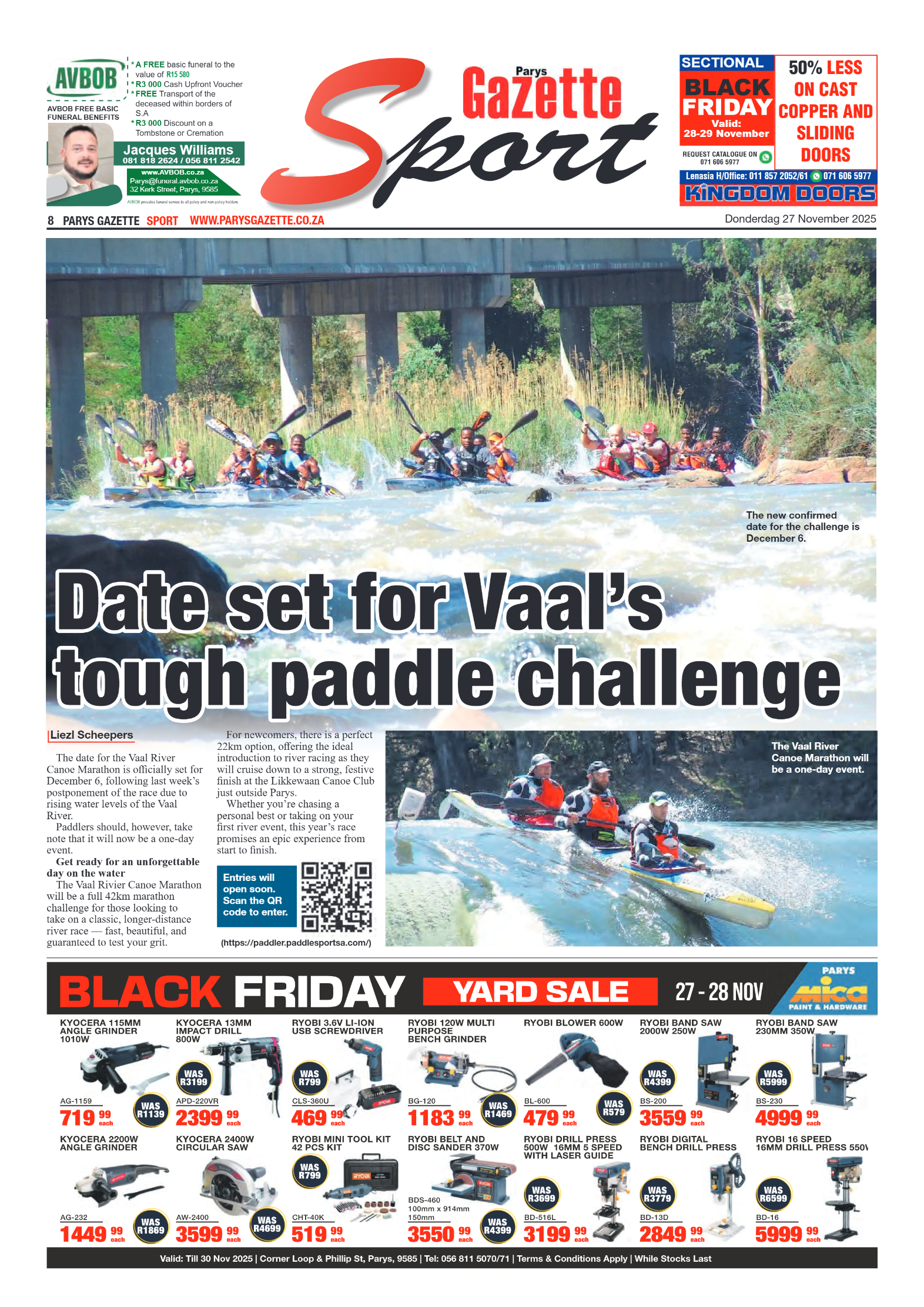 PARYS GAZETTE 27 November 2025 page 12