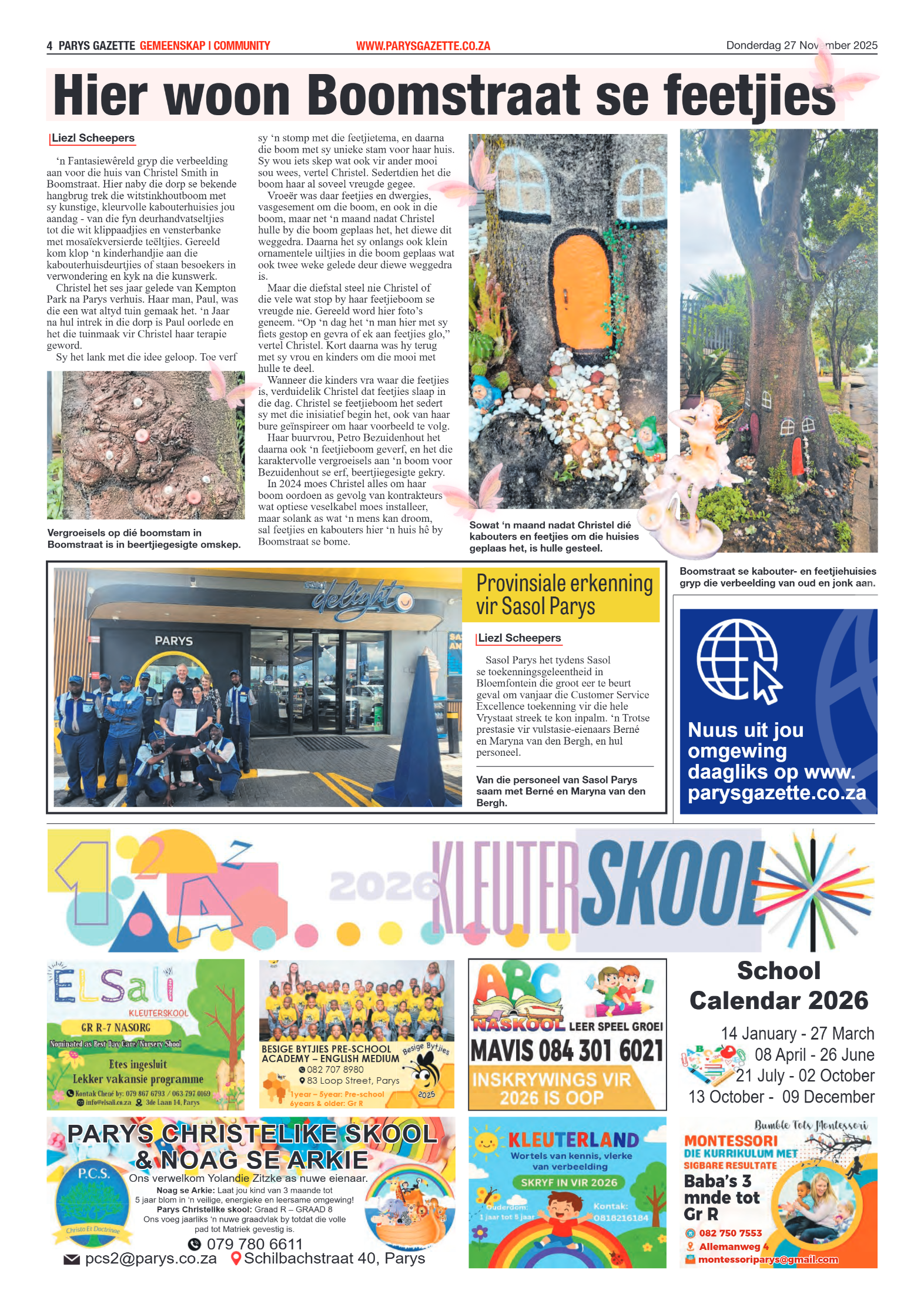 PARYS GAZETTE 27 November 2025 page 4