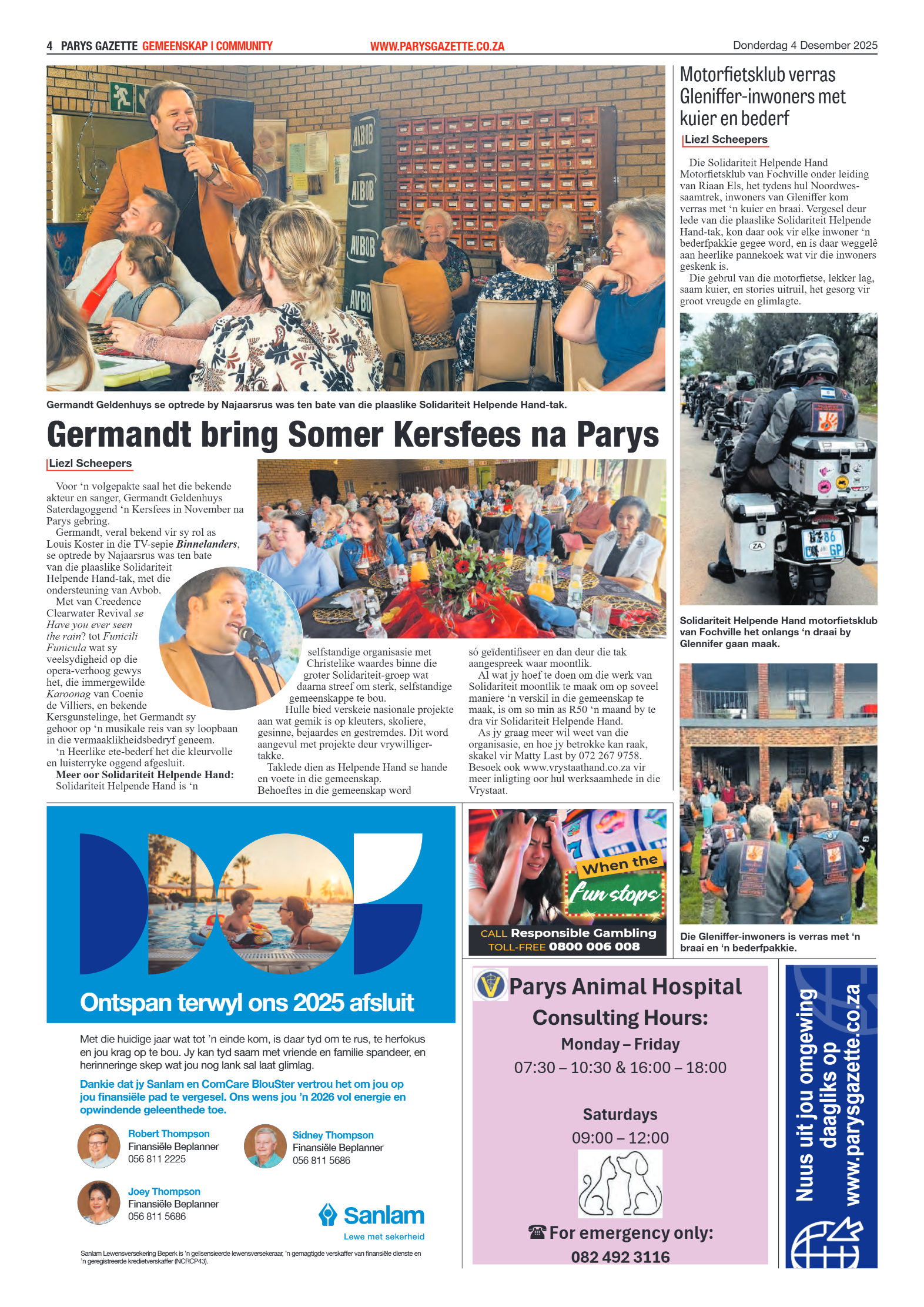 PARYS GAZETTE 4 Desember 2025 page 4