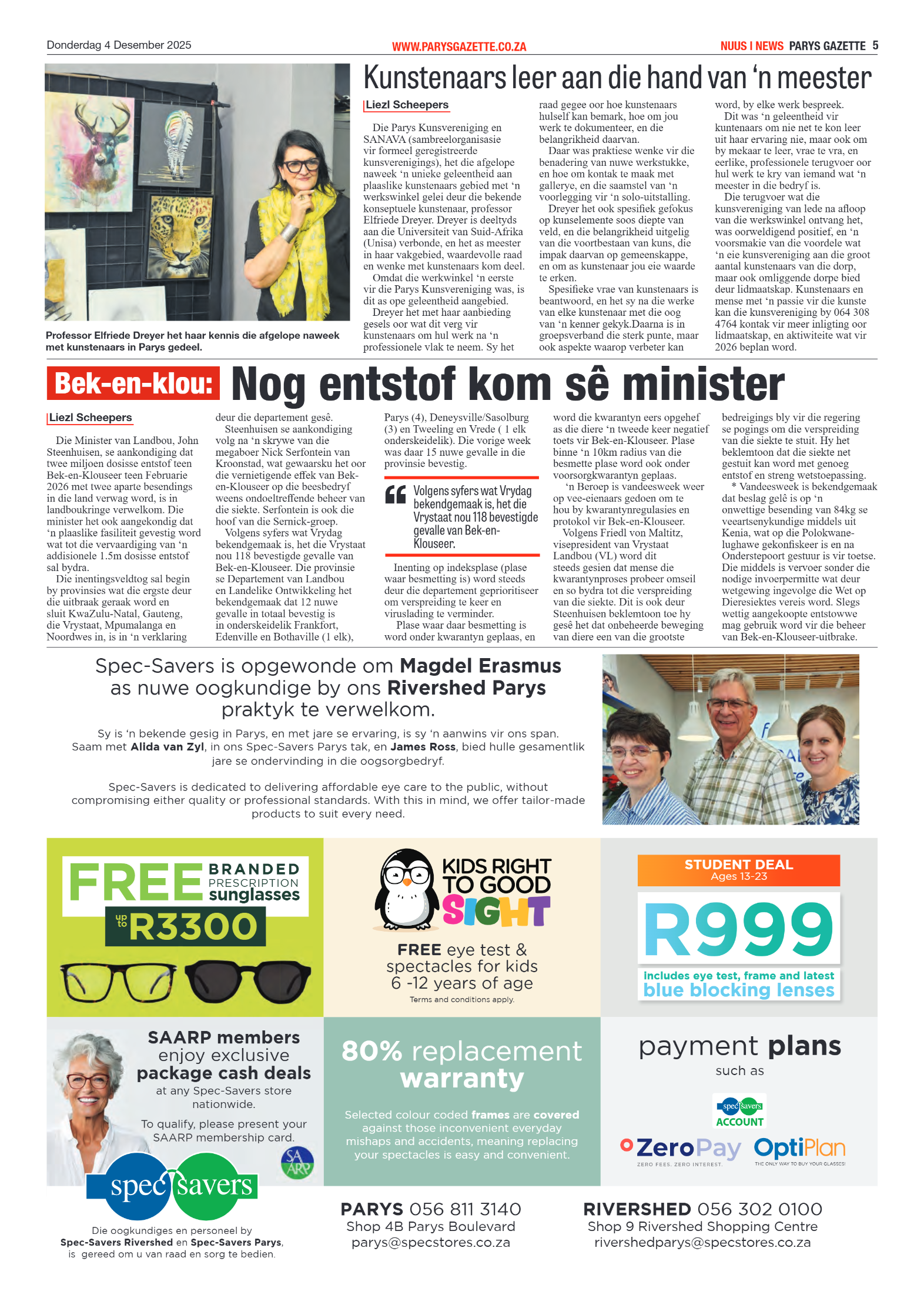 PARYS GAZETTE 4 Desember 2025 page 5