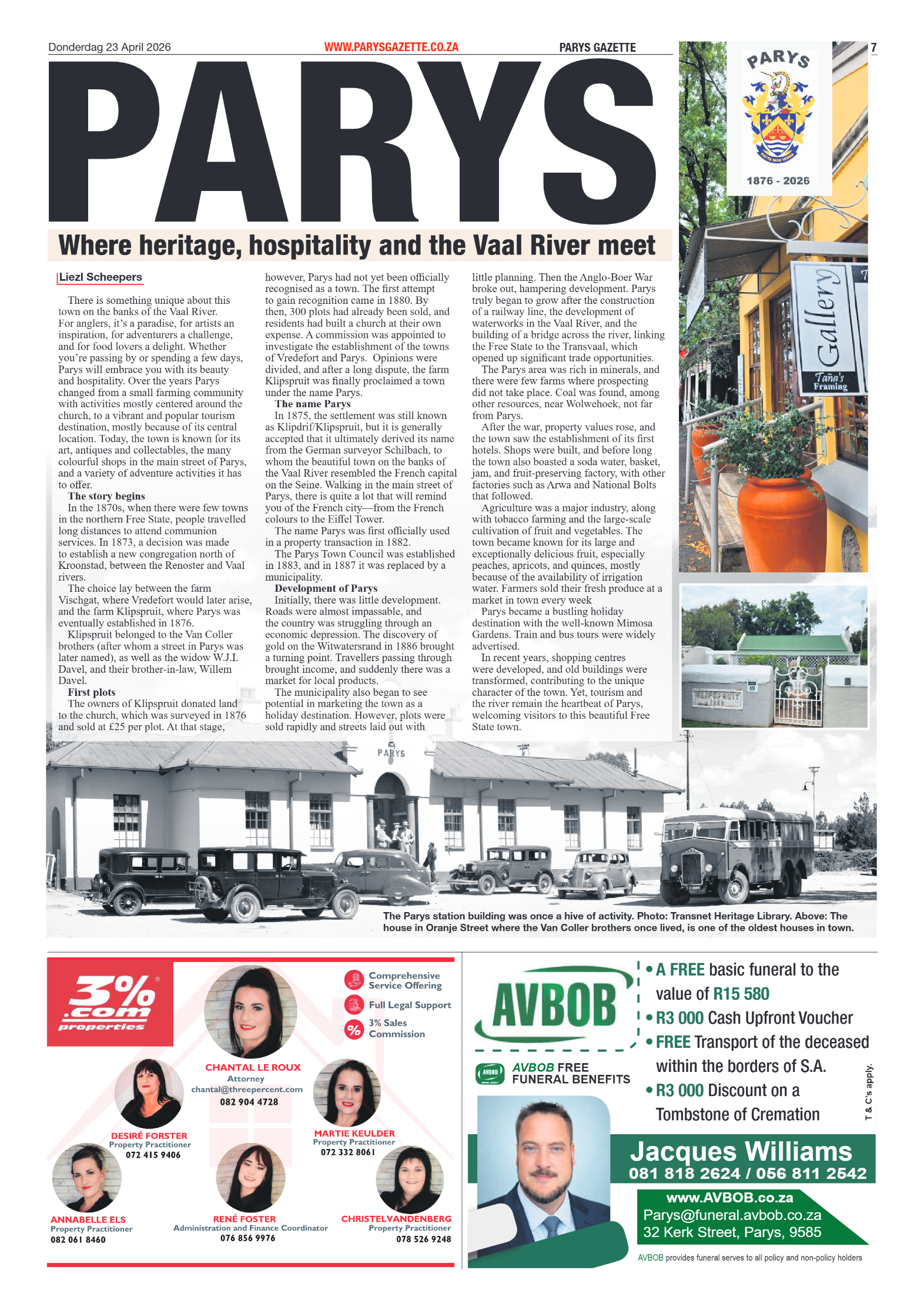 Parys 150 Jaar page 1