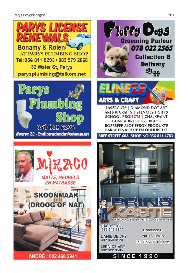 Parys Besigheidsgids 2023 page 11