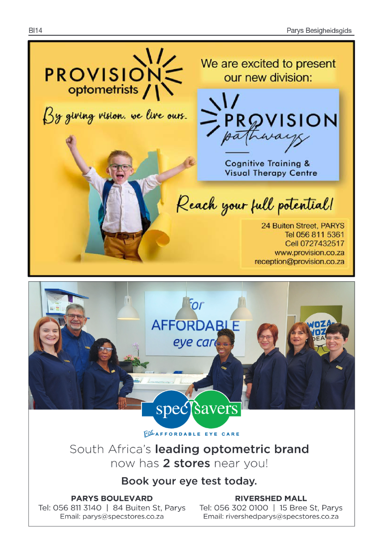 Parys Besigheidsgids 2023 page 14