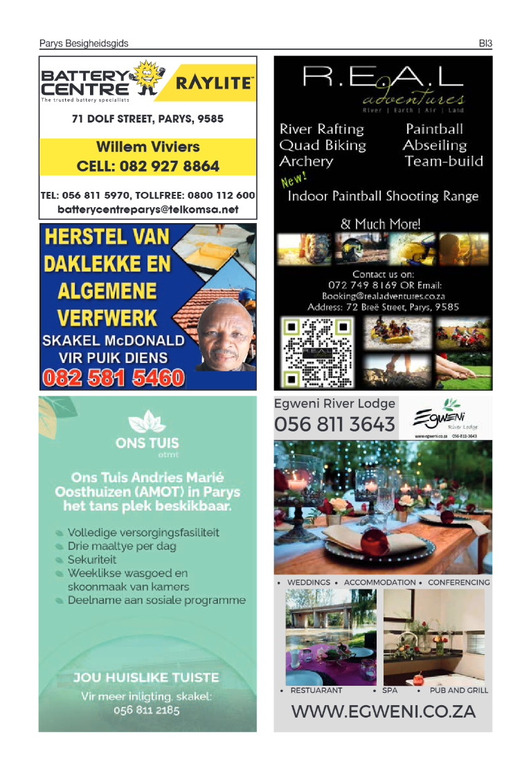 Parys Besigheidsgids 2023 page 3