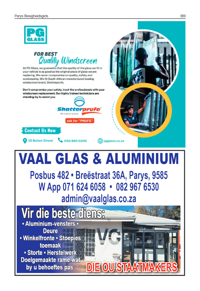 Parys Besigheidsgids 2023 page 9