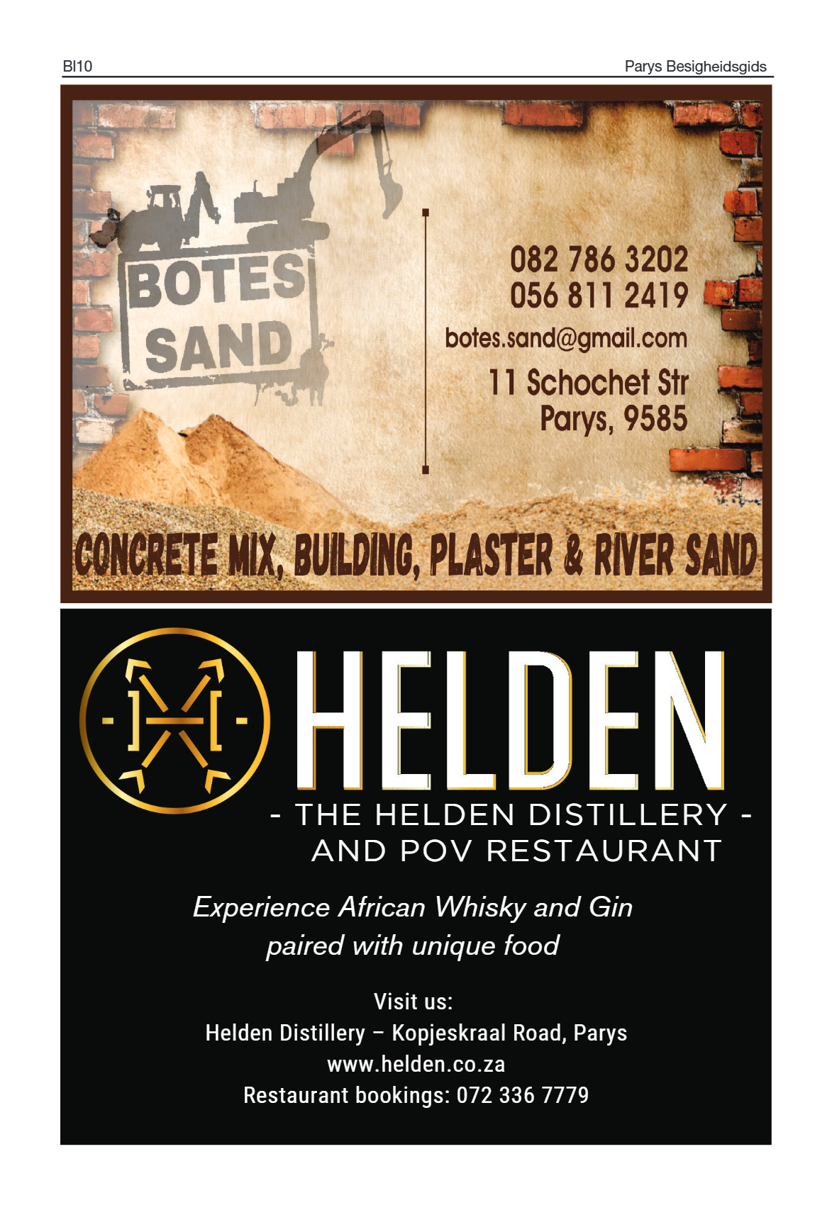 Parys Besigheidsgids 2025 page 10