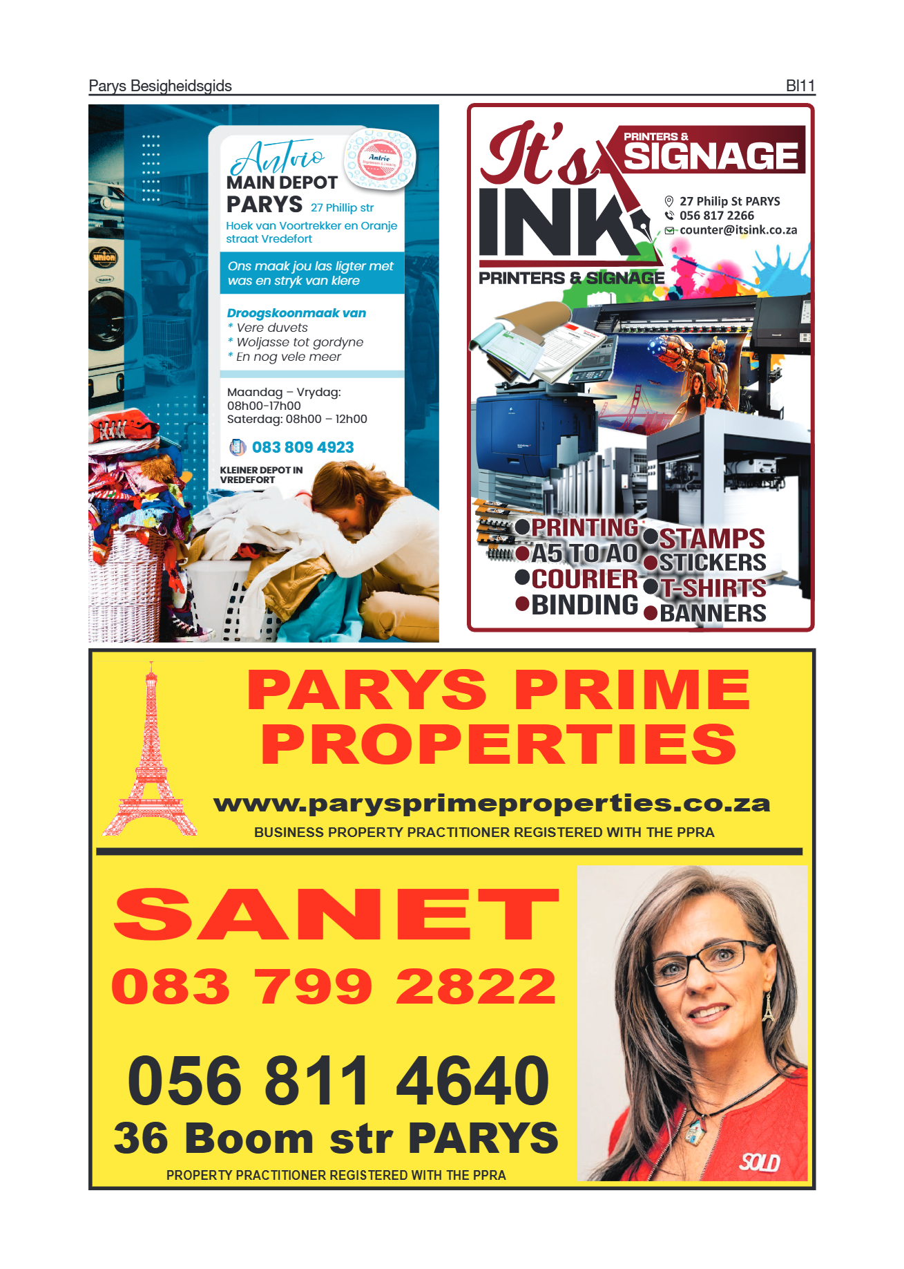 Parys Besigheidsgids 2025 page 11