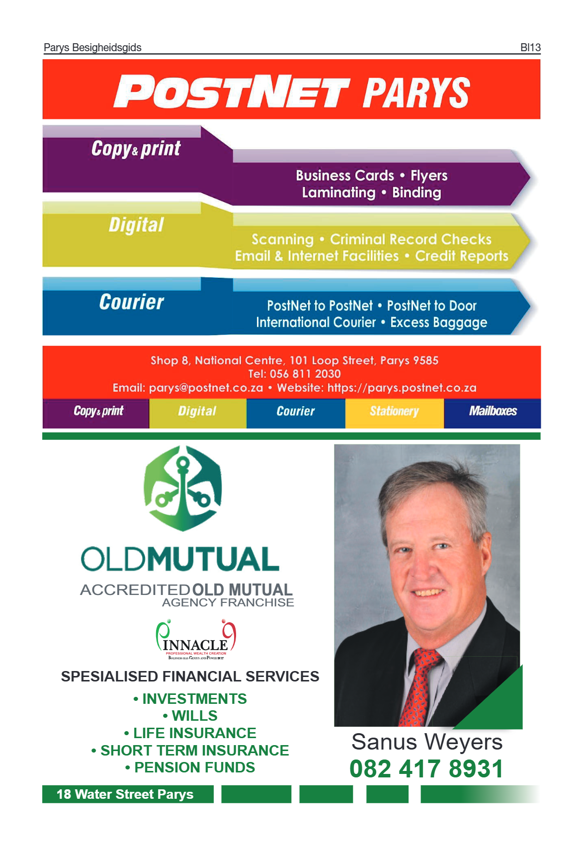 Parys Besigheidsgids 2025 page 13