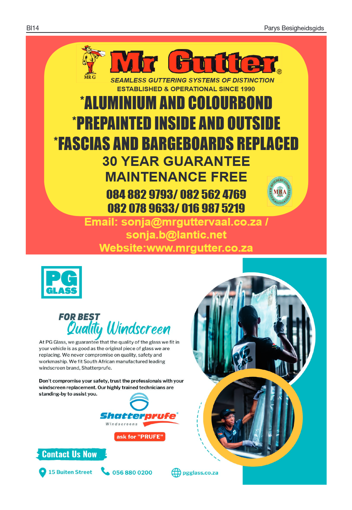 Parys Besigheidsgids 2025 page 14