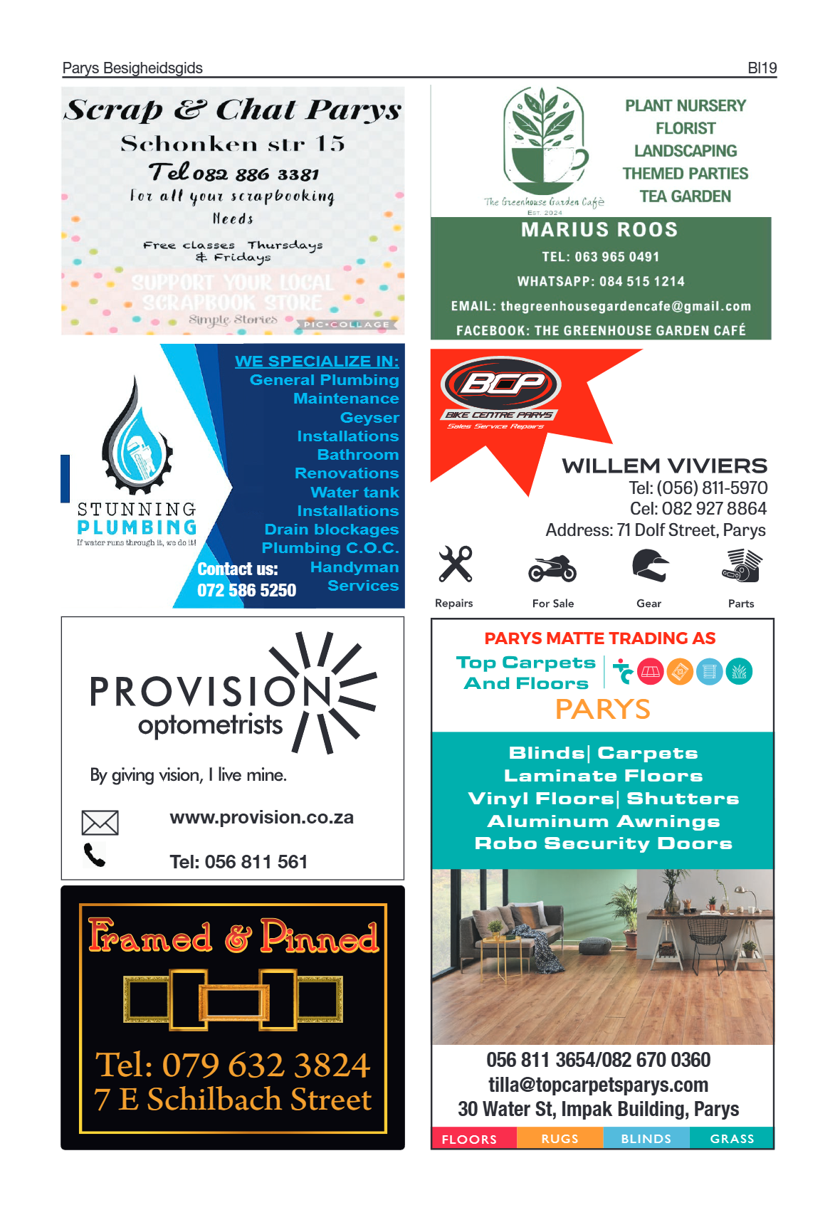 Parys Besigheidsgids 2025 page 19