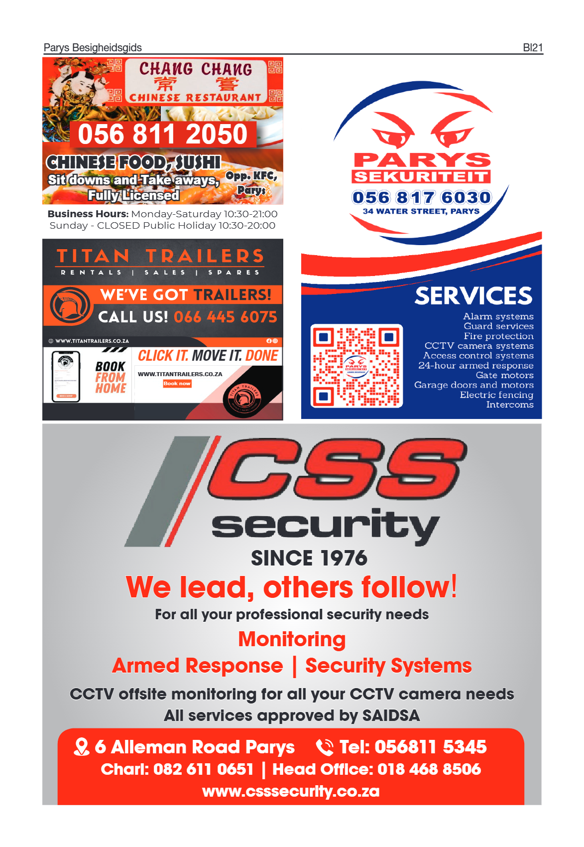 Parys Besigheidsgids 2025 page 21