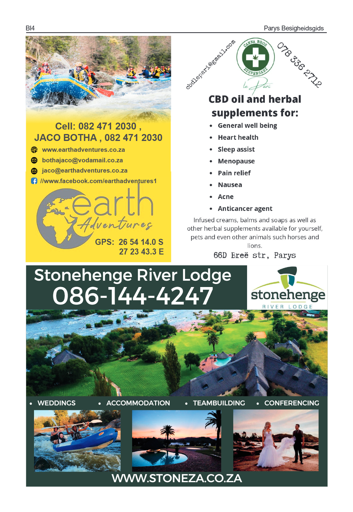 Parys Besigheidsgids 2025 page 4