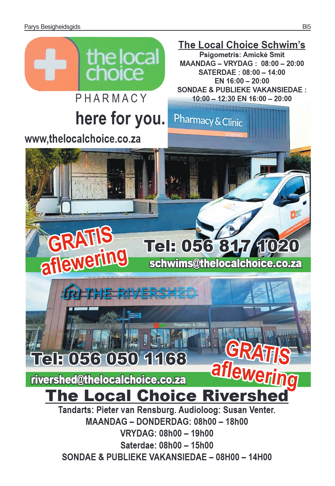 Parys Besigheidsgids 2025 page 5