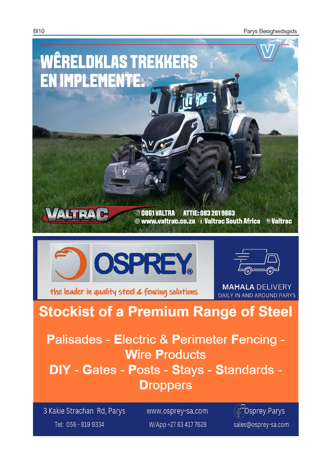 Parys Besigheidsgids 2026 page 10