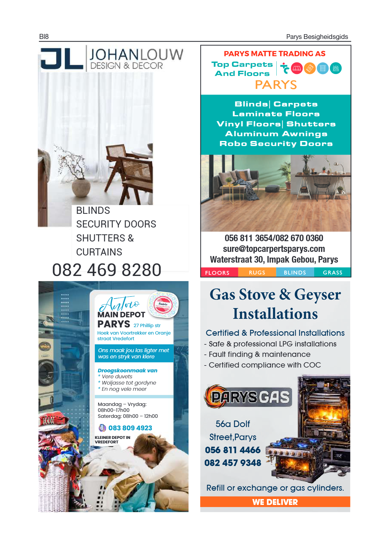 Parys Besigheidsgids 2026 page 8