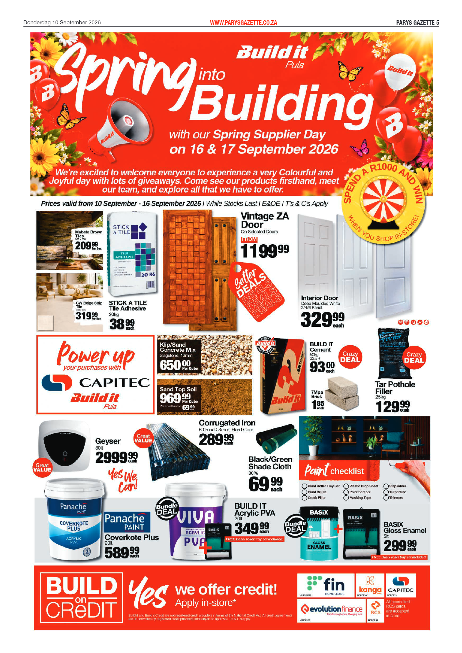Parys Gazette – 10 September 2026 page 5