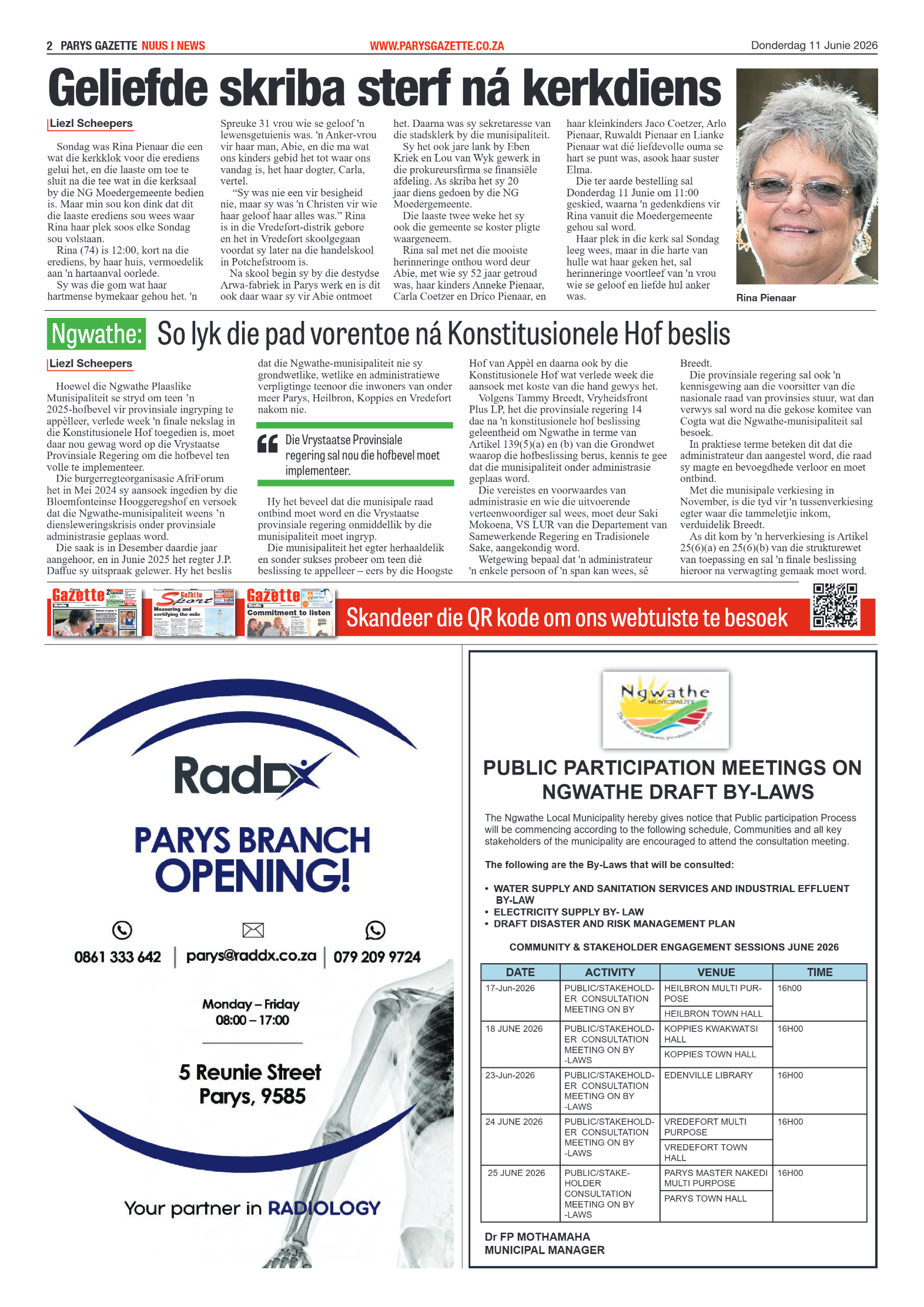Parys Gazette – 11 Junie 2026 page 2