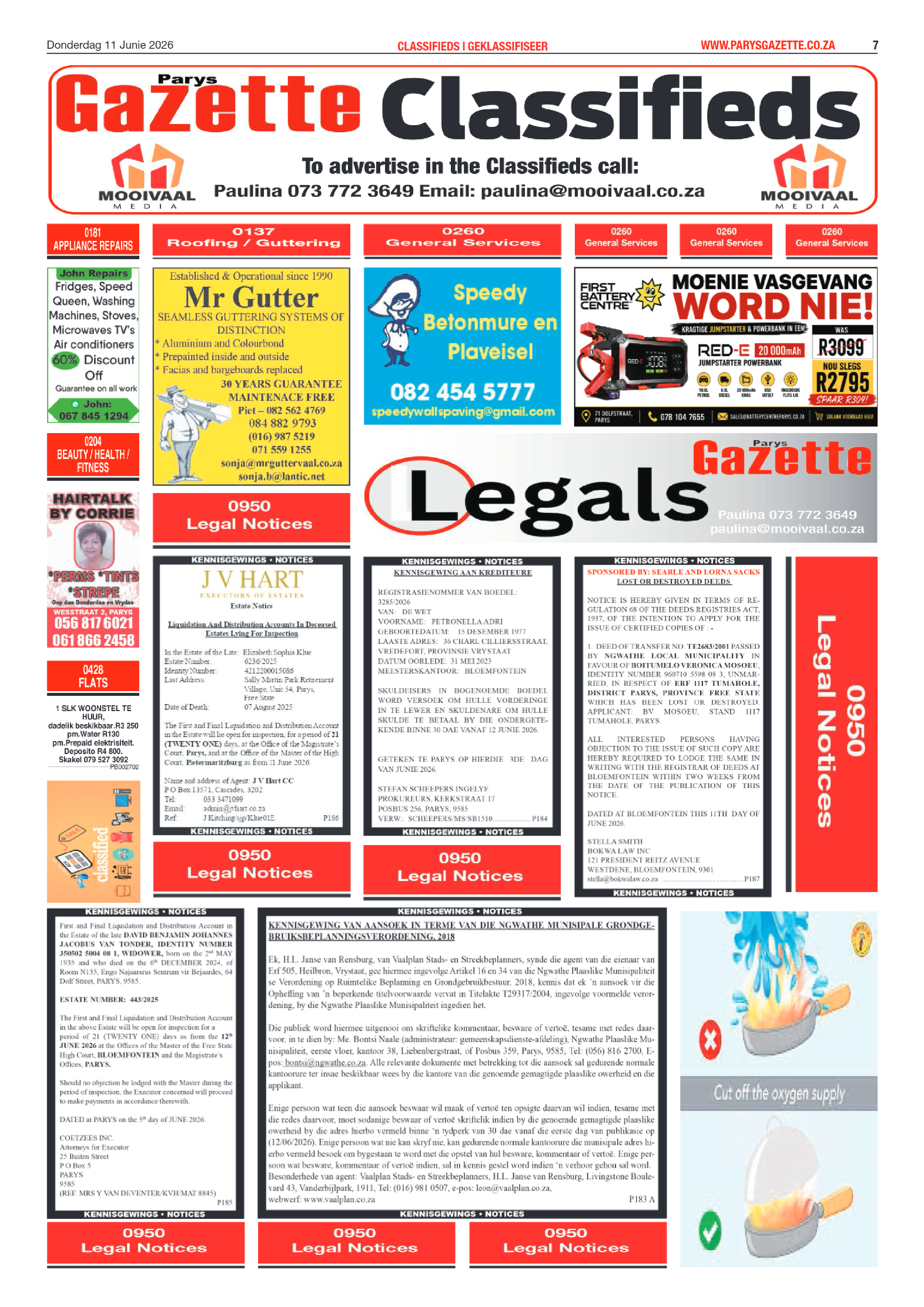 Parys Gazette – 11 Junie 2026 page 7