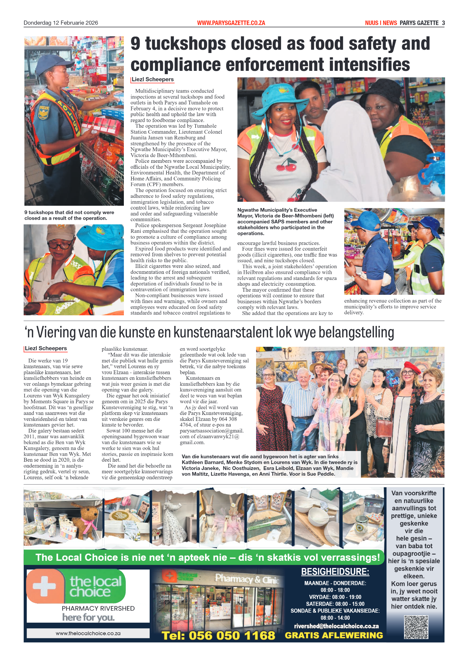 Parys Gazette 12 Februarie 2026 page 3