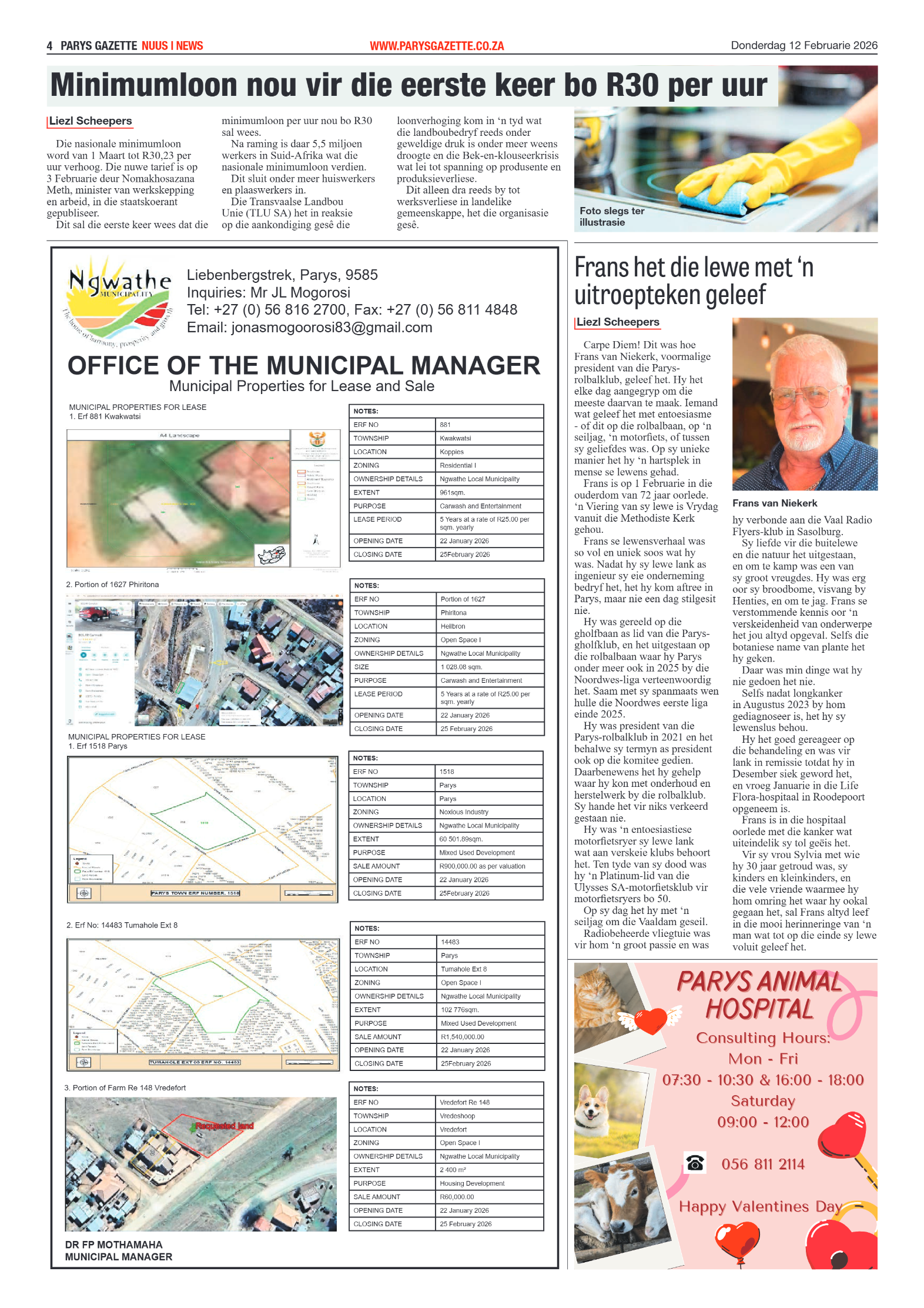 Parys Gazette 12 Februarie 2026 page 4