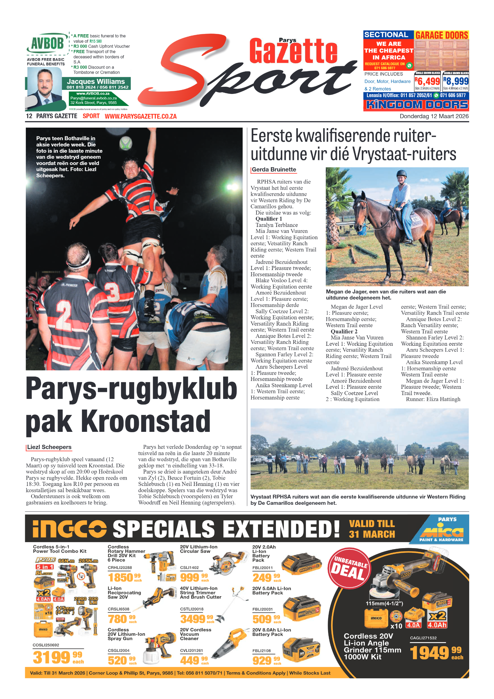 Parys Gazette – 12 Maart 2026 page 16