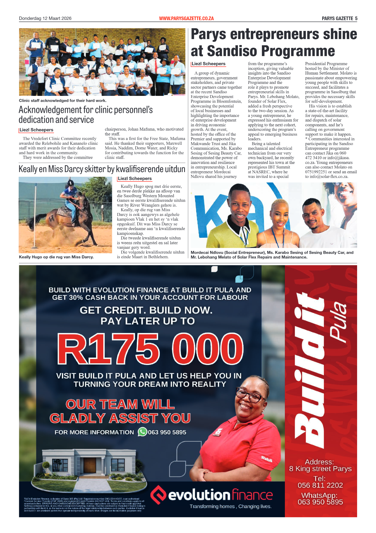 Parys Gazette – 12 Maart 2026 page 5