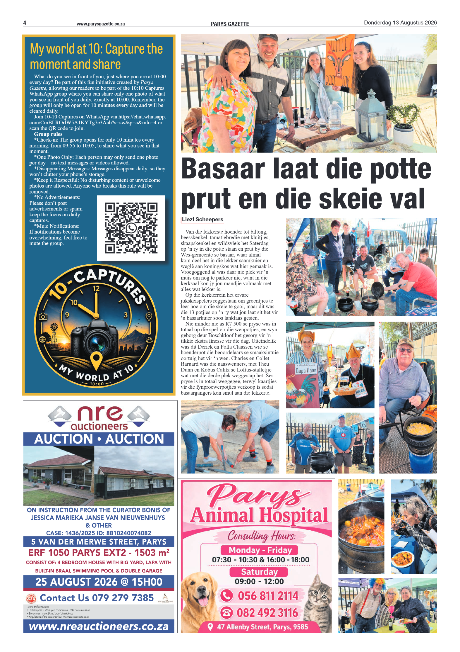 Parys Gazette – 13 Augustus 2026 page 4