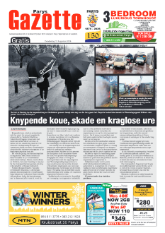 Parys Gazette – 13 Augustus 2026
