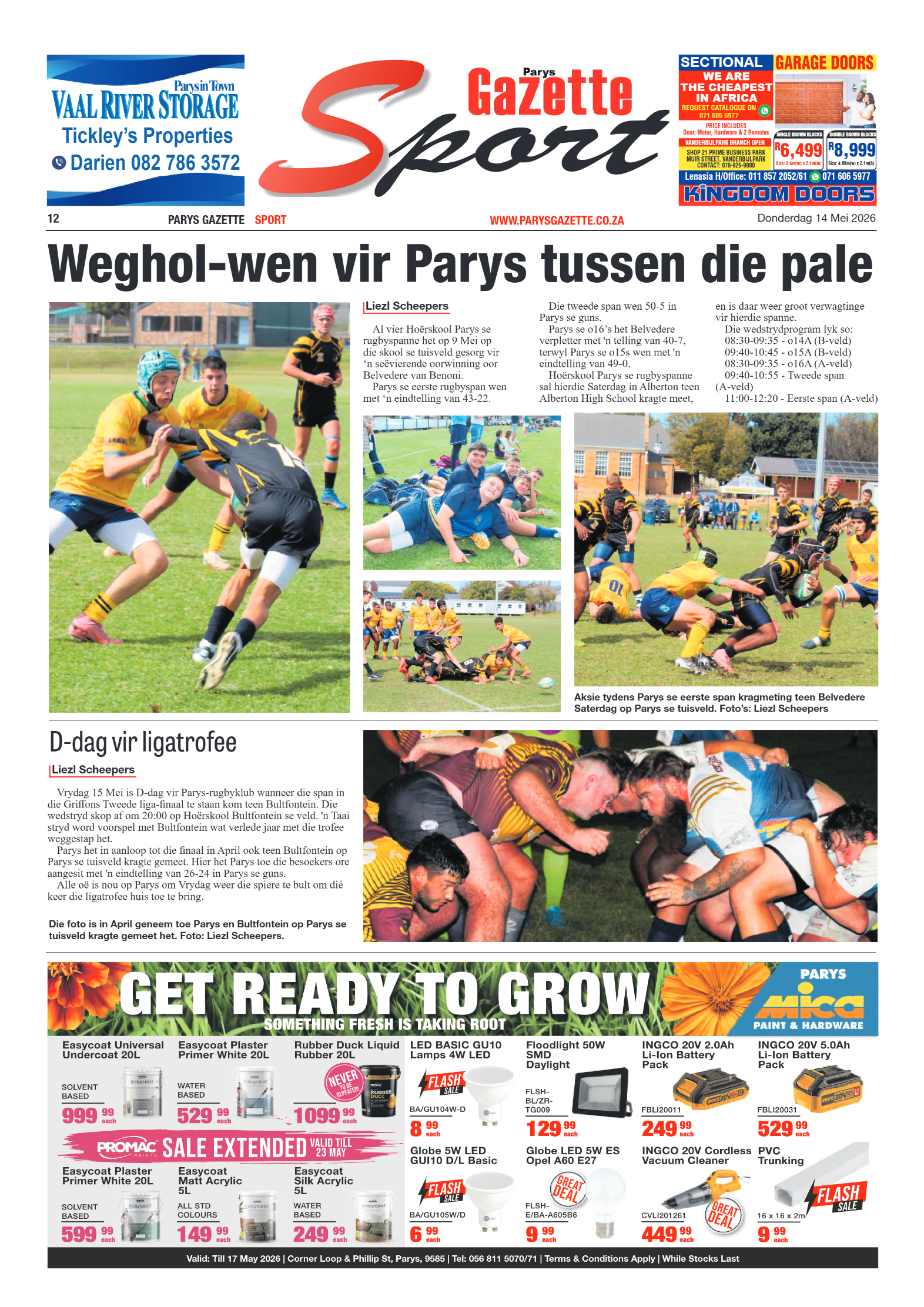 Parys Gazette – 14 May 2026 page 12