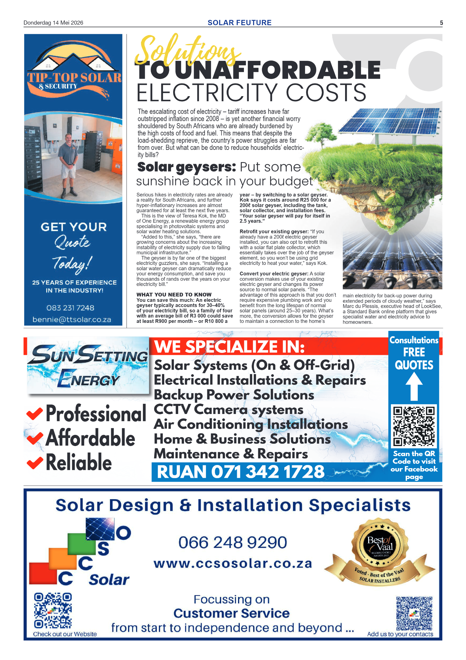 Parys Gazette – 14 May 2026 page 5