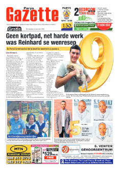 Parys Gazette 15 Januarie 2026
