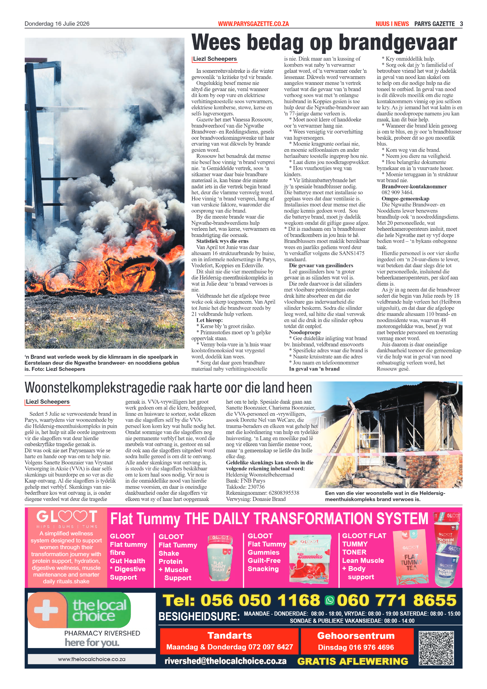 Parys Gazette – 16 Julie 2026 page 3