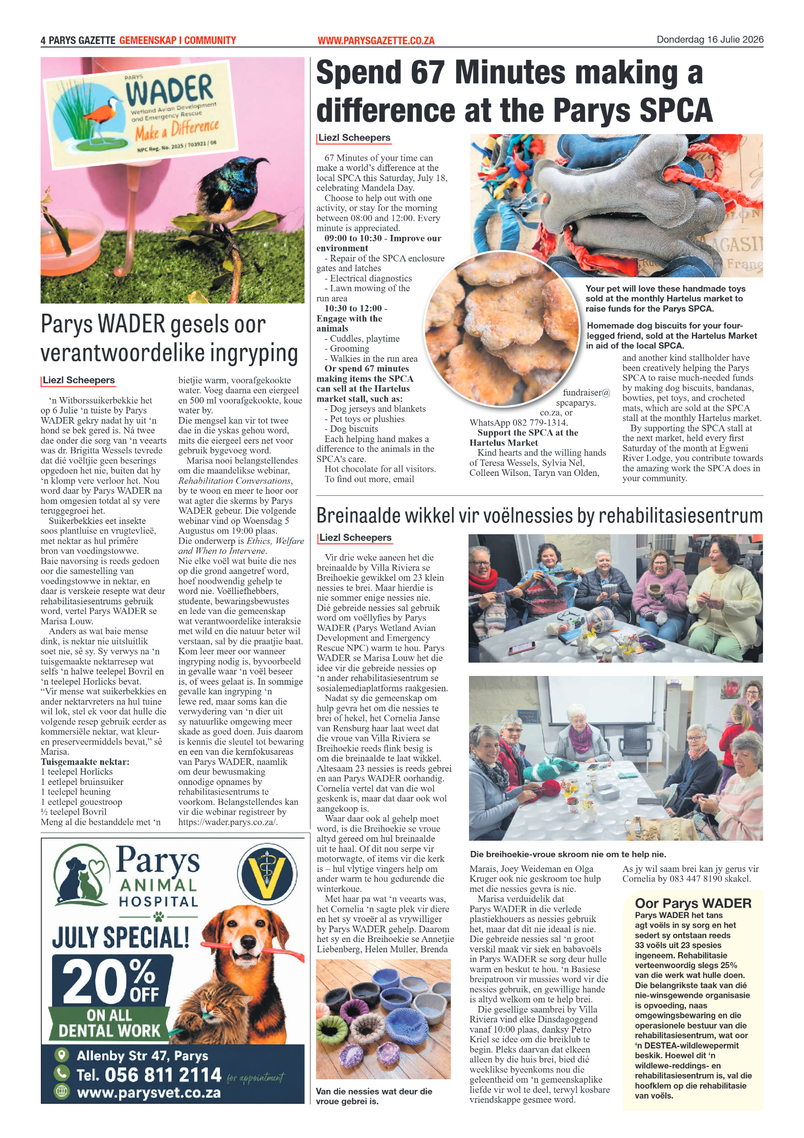 Parys Gazette – 16 Julie 2026 page 4