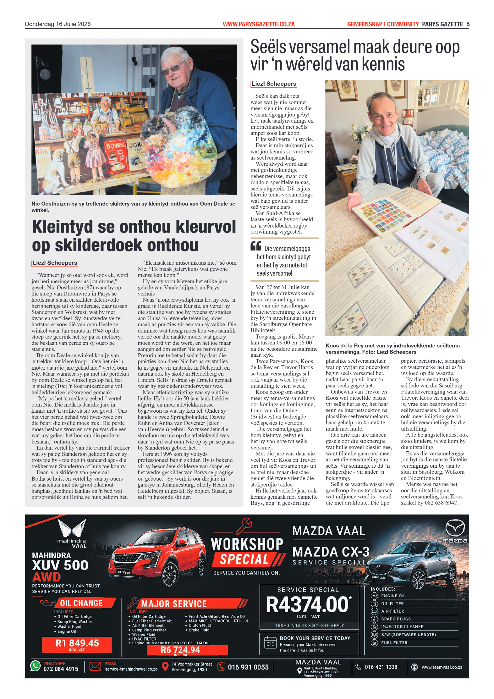 Parys Gazette – 16 Julie 2026 page 5