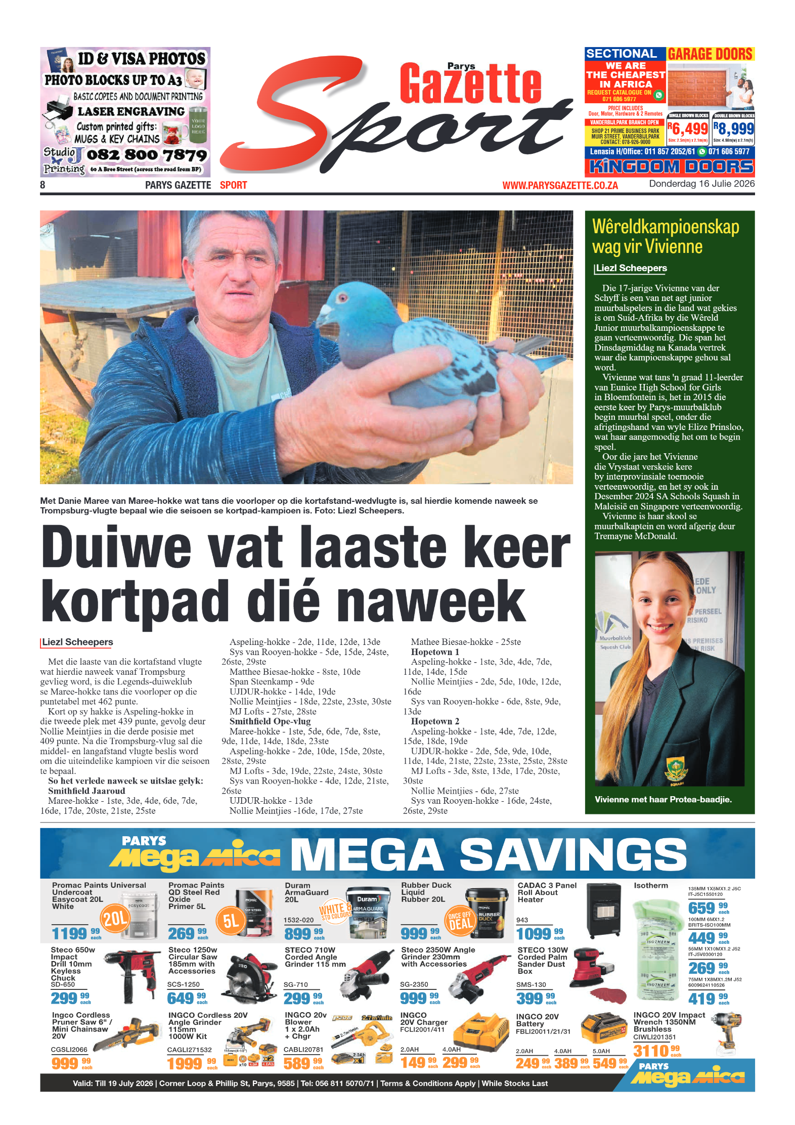 Parys Gazette – 16 Julie 2026 page 8