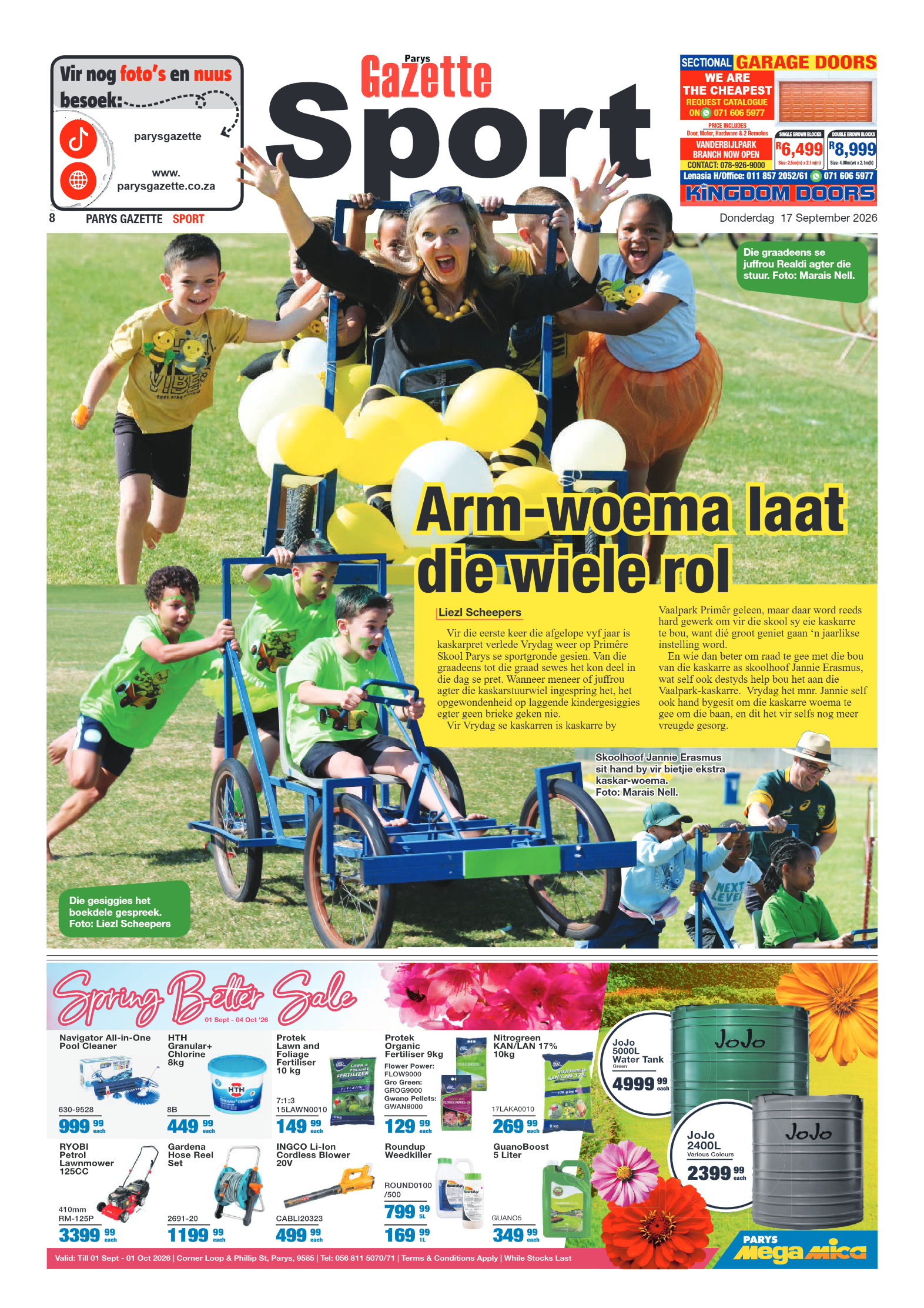 Parys Gazette – 17 September 2026 page 16