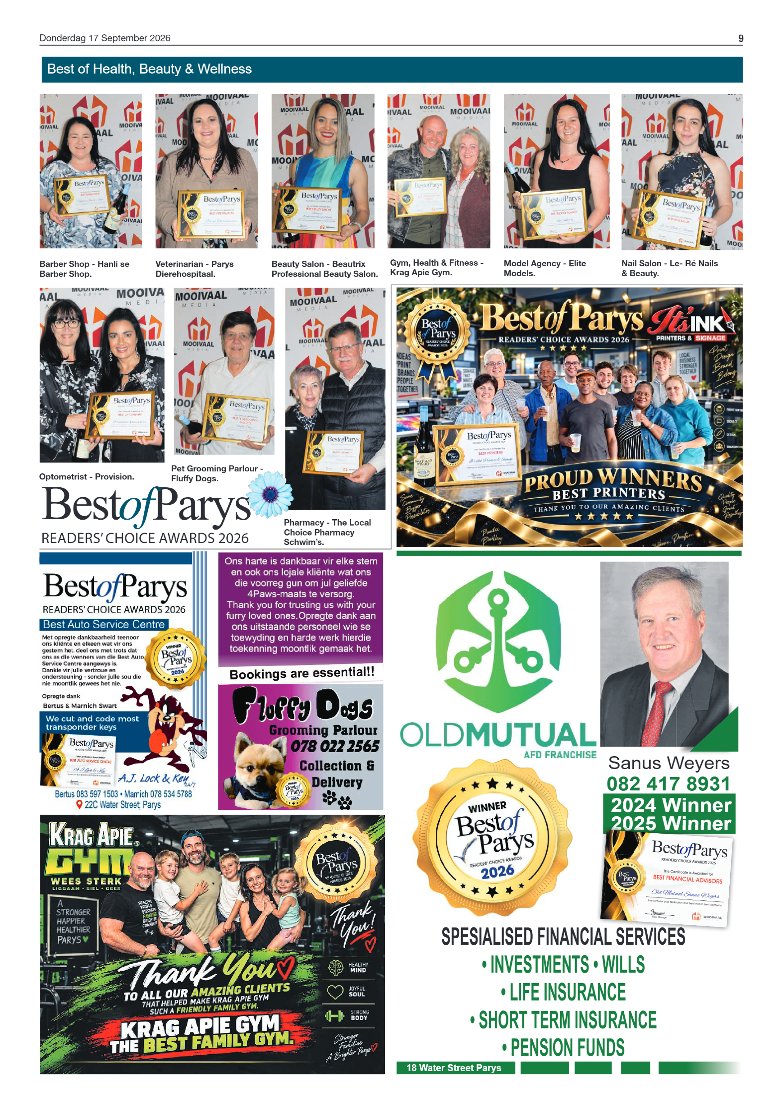 Parys Gazette – 17 September 2026 page 9