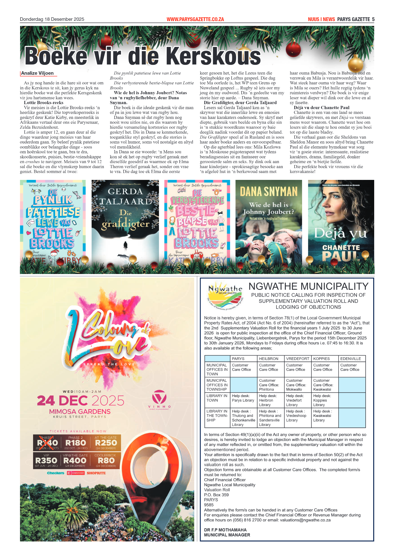 Parys Gazette 18 Desember 2025 page 5