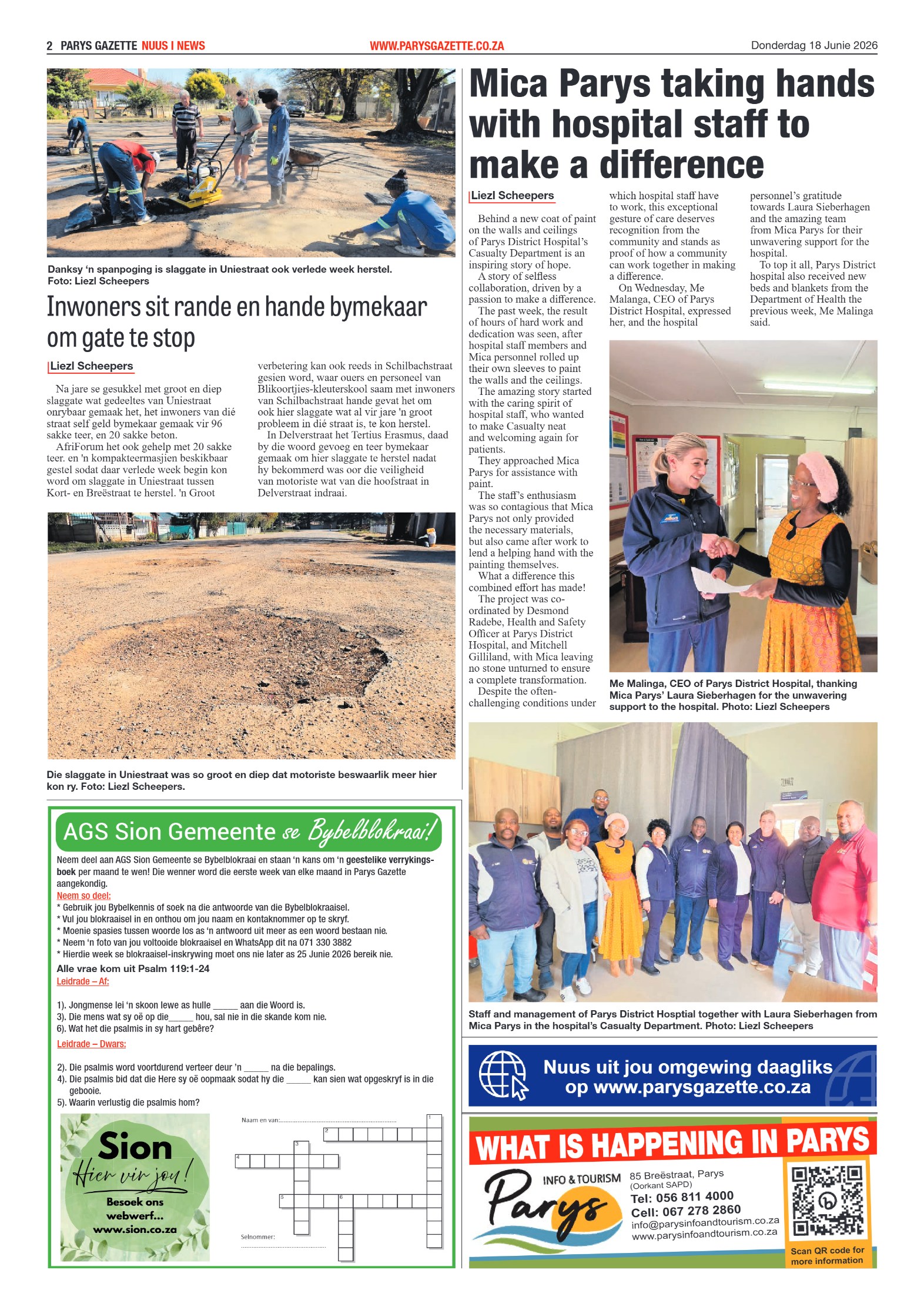 Parys Gazette – 18 Junie 2026 page 2