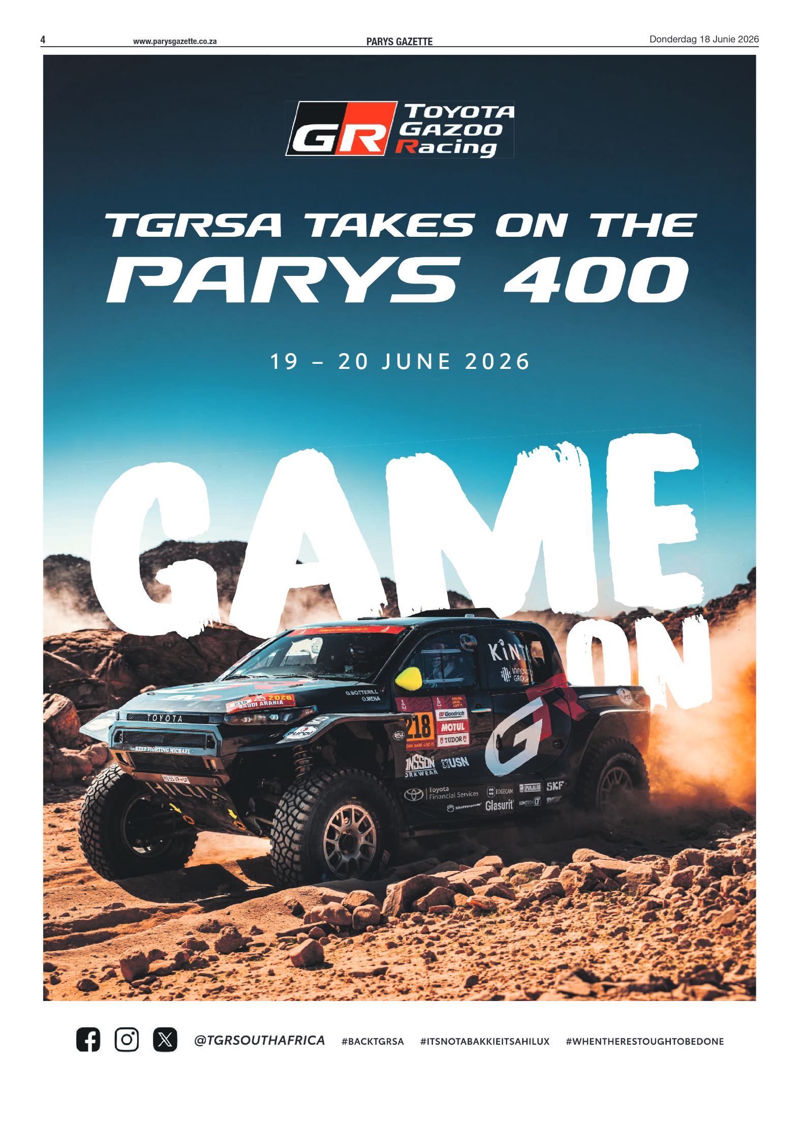 Parys Gazette – 18 Junie 2026 page 4