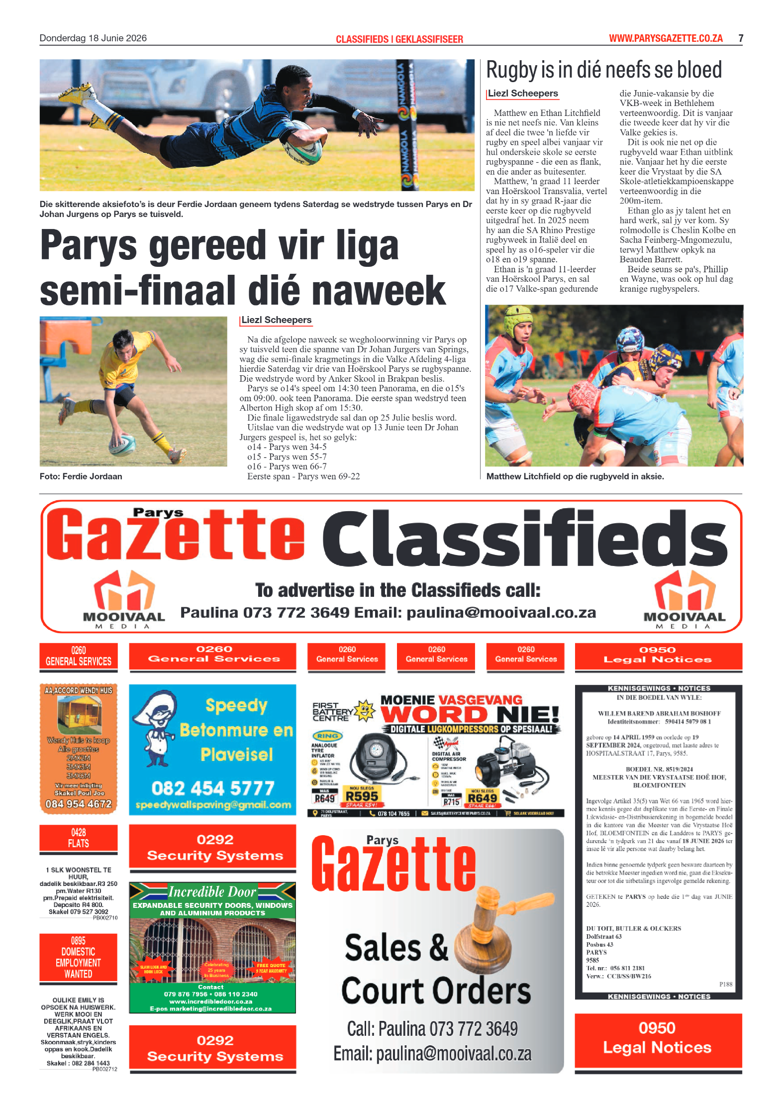 Parys Gazette – 18 Junie 2026 page 7