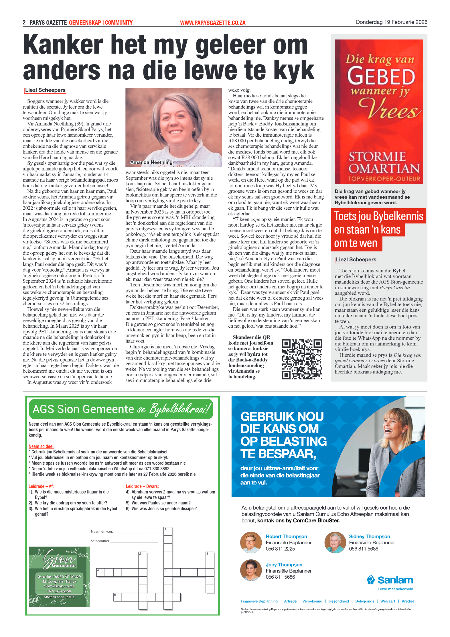 Parys Gazette – 19 Februarie 2026 page 2