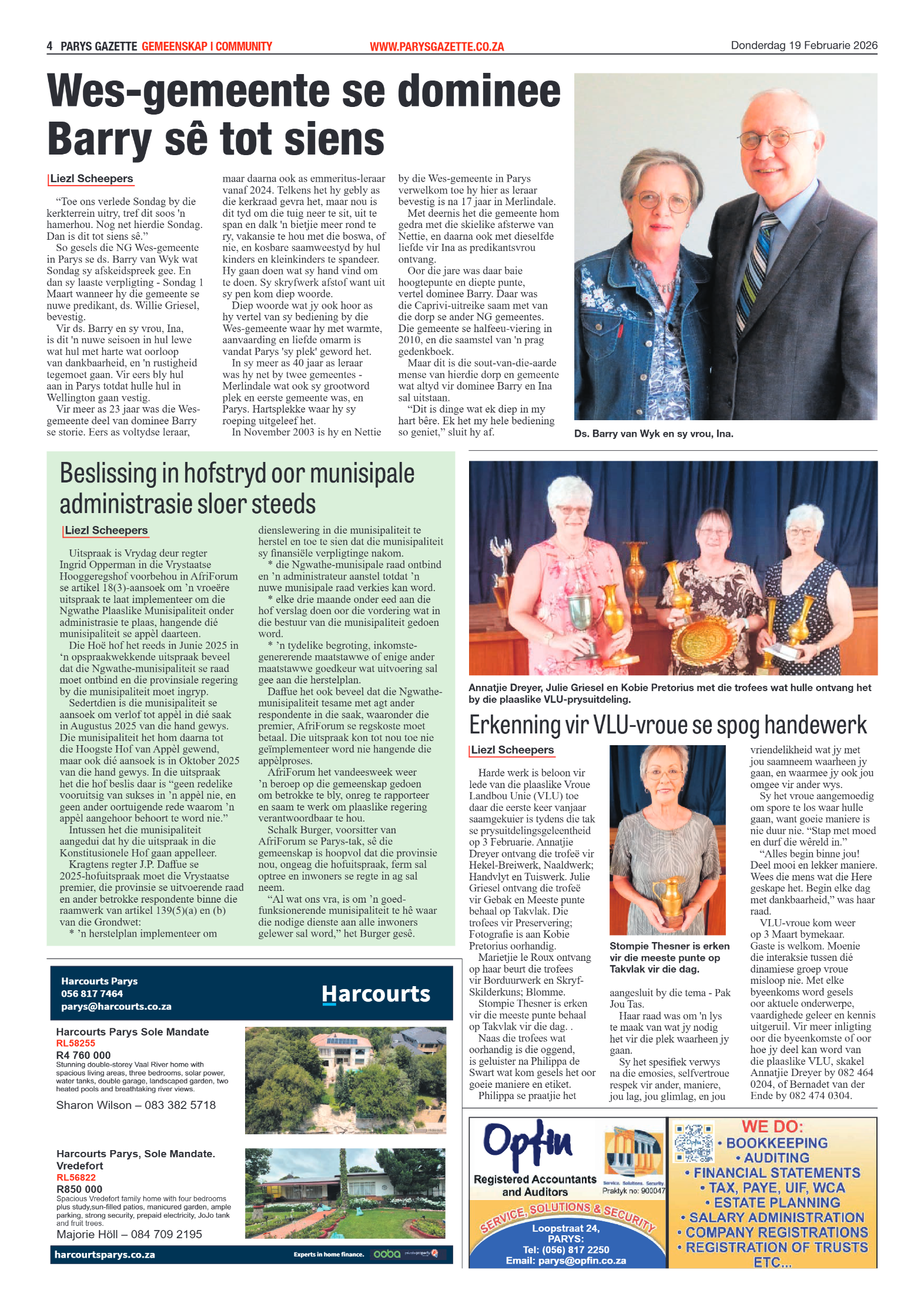 Parys Gazette – 19 Februarie 2026 page 4