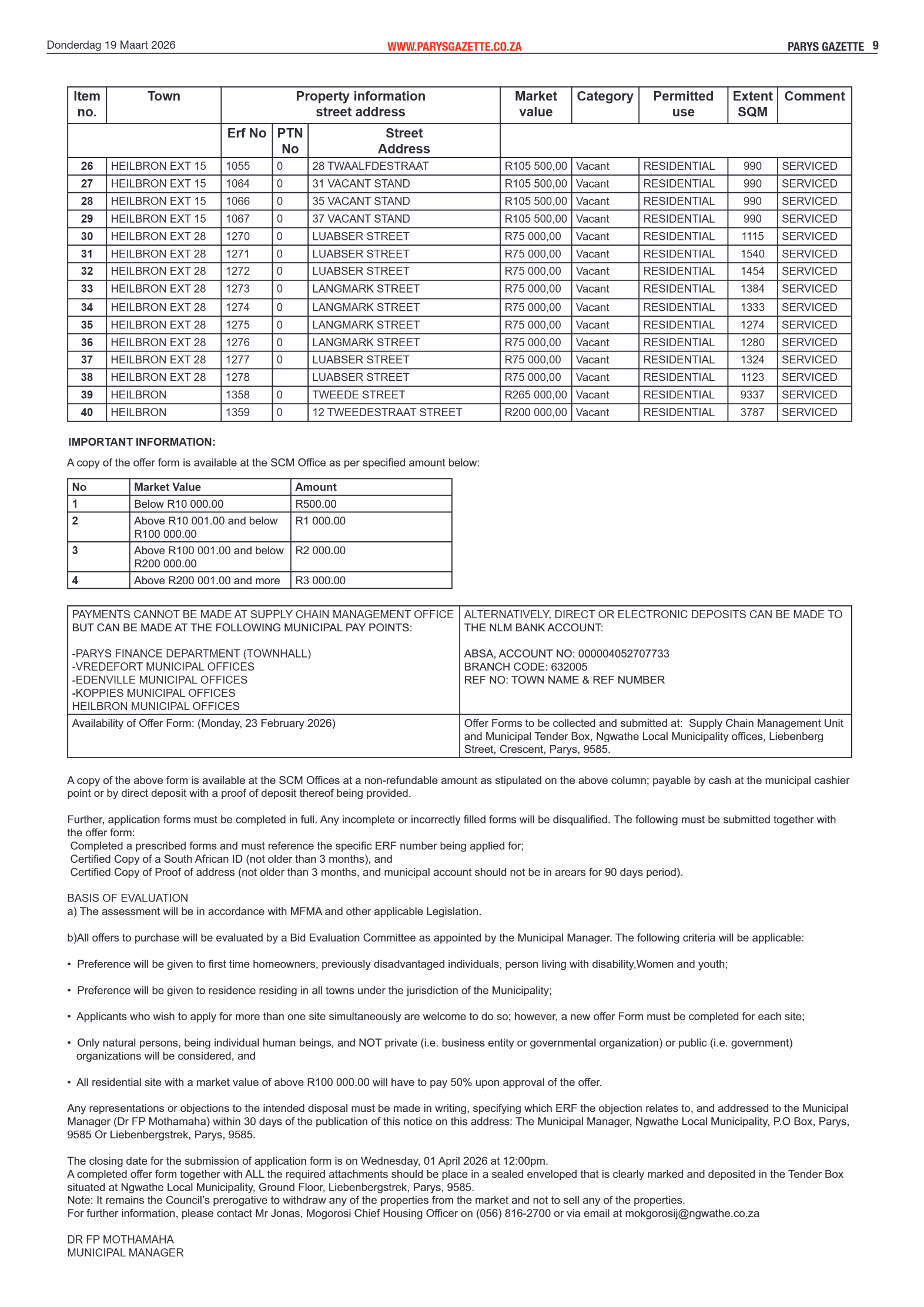 Parys Gazette – 19 Maart 2026 page 9
