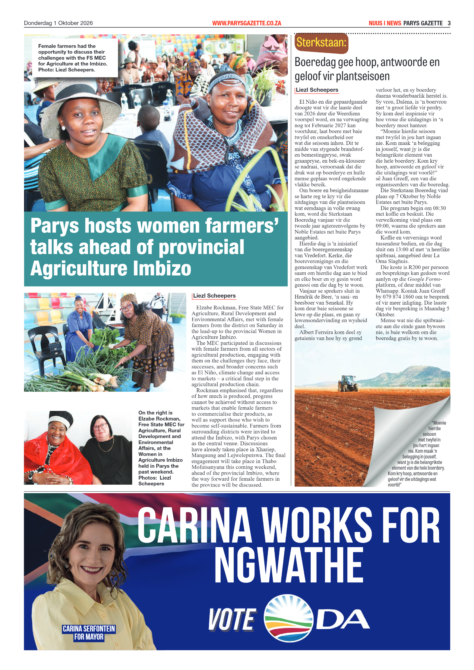 Parys Gazette – 1 Oktober 2026 page 3